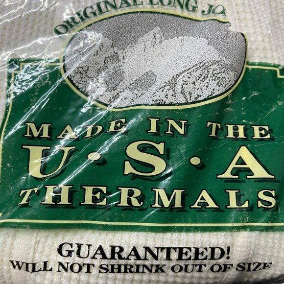 Vintage JE Morgan Thermal Pants Long Johns‎ Men's Large 42-44 Made In USA NOS - Picture 2 of 12